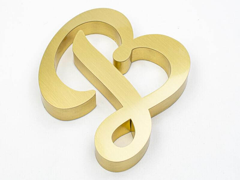 metal letters
