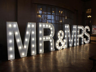 lighted letters