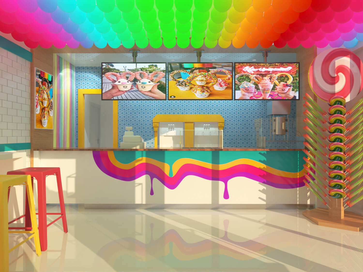 ice cream shop