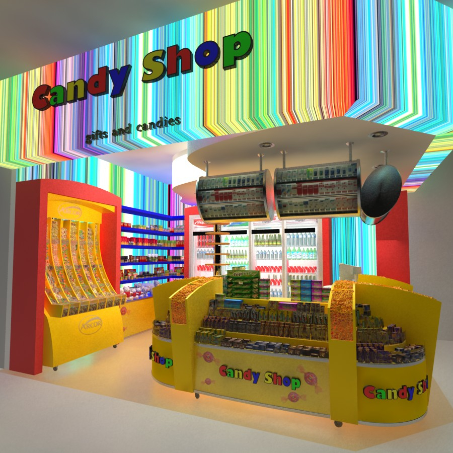 candy store design