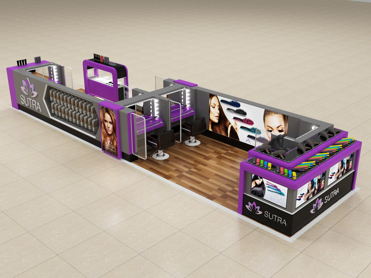 How to Decorate Your Hair Salon Kiosk Exquisitly