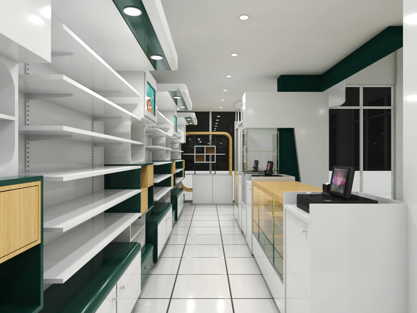 pharmacy shelving