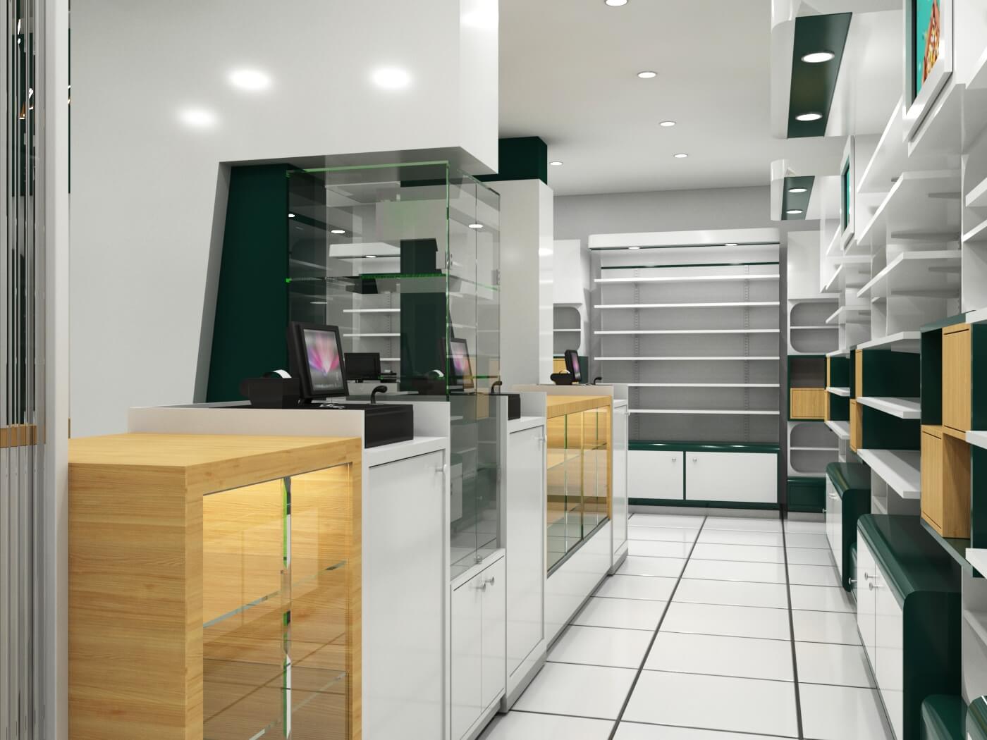 pharmacy store fixtures