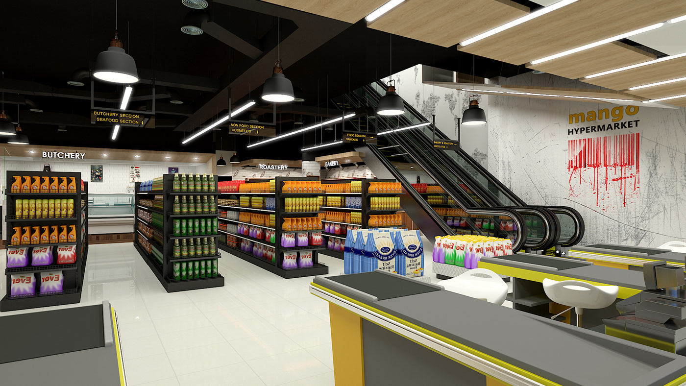 How To Design And Layout A 3000sqft Supermarket?