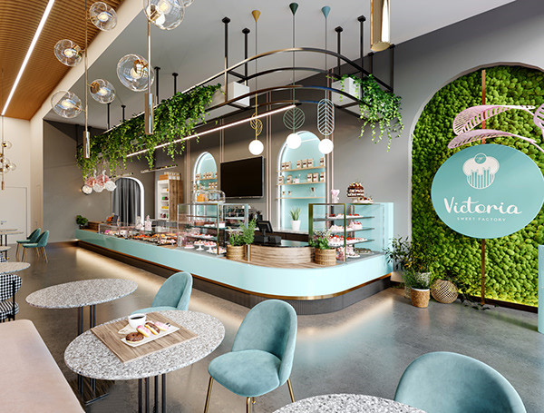 2 Cases About Using Plants To Improve Shop Interior Design