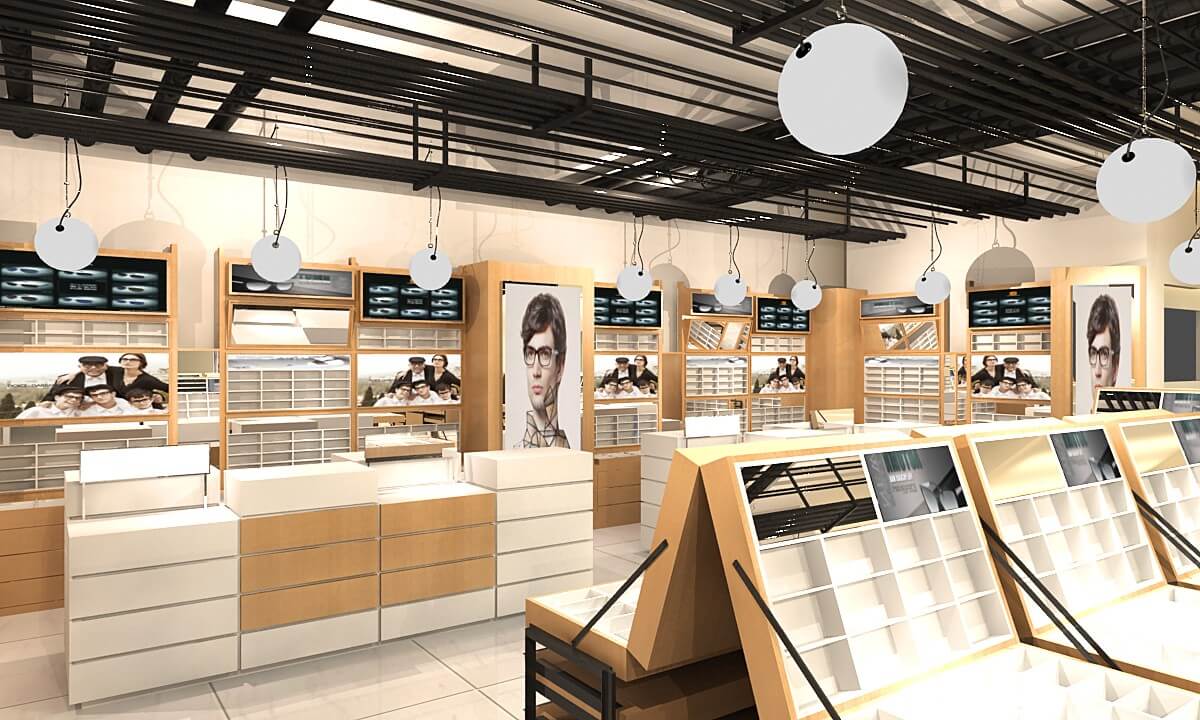 optical store design