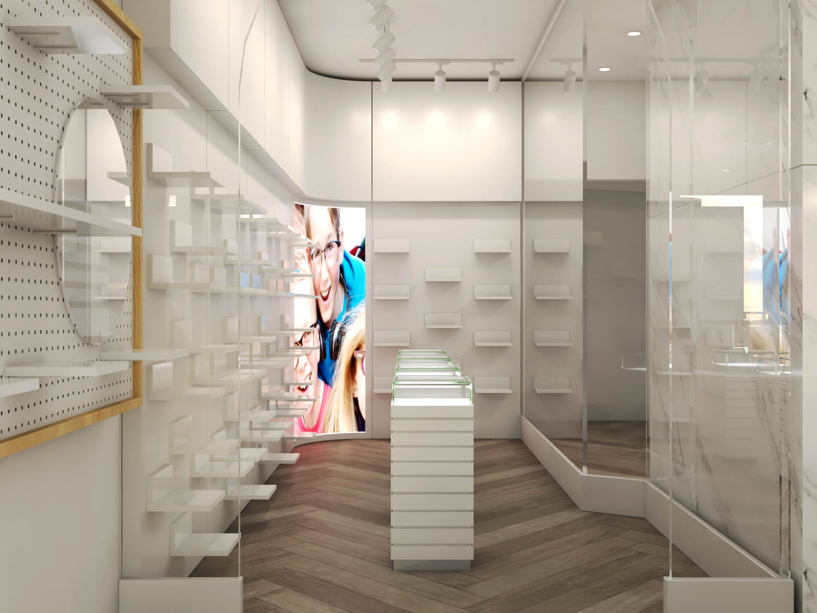 optical store furniture