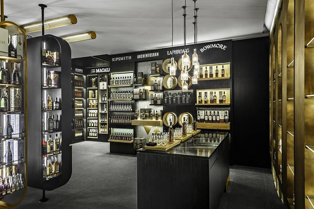 Luxury liquor store design