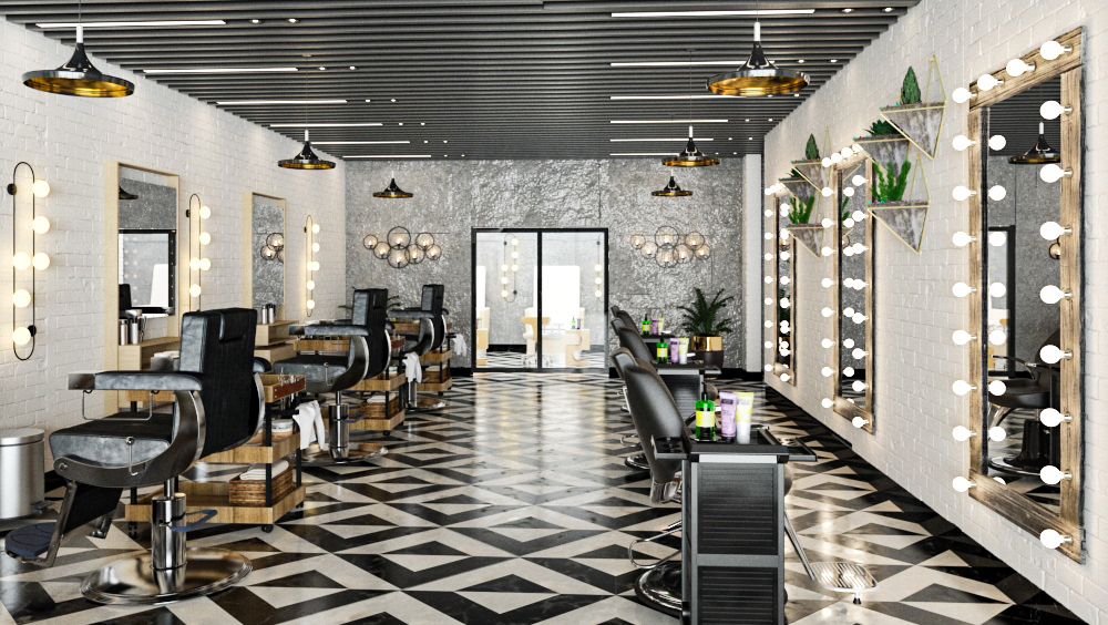 How To Decorate And Layout A Fashion Hair Salon