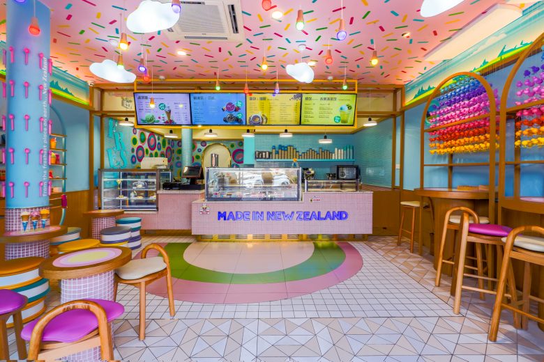 How to Open A Small Size Colorful Ice Cream Store in USA
