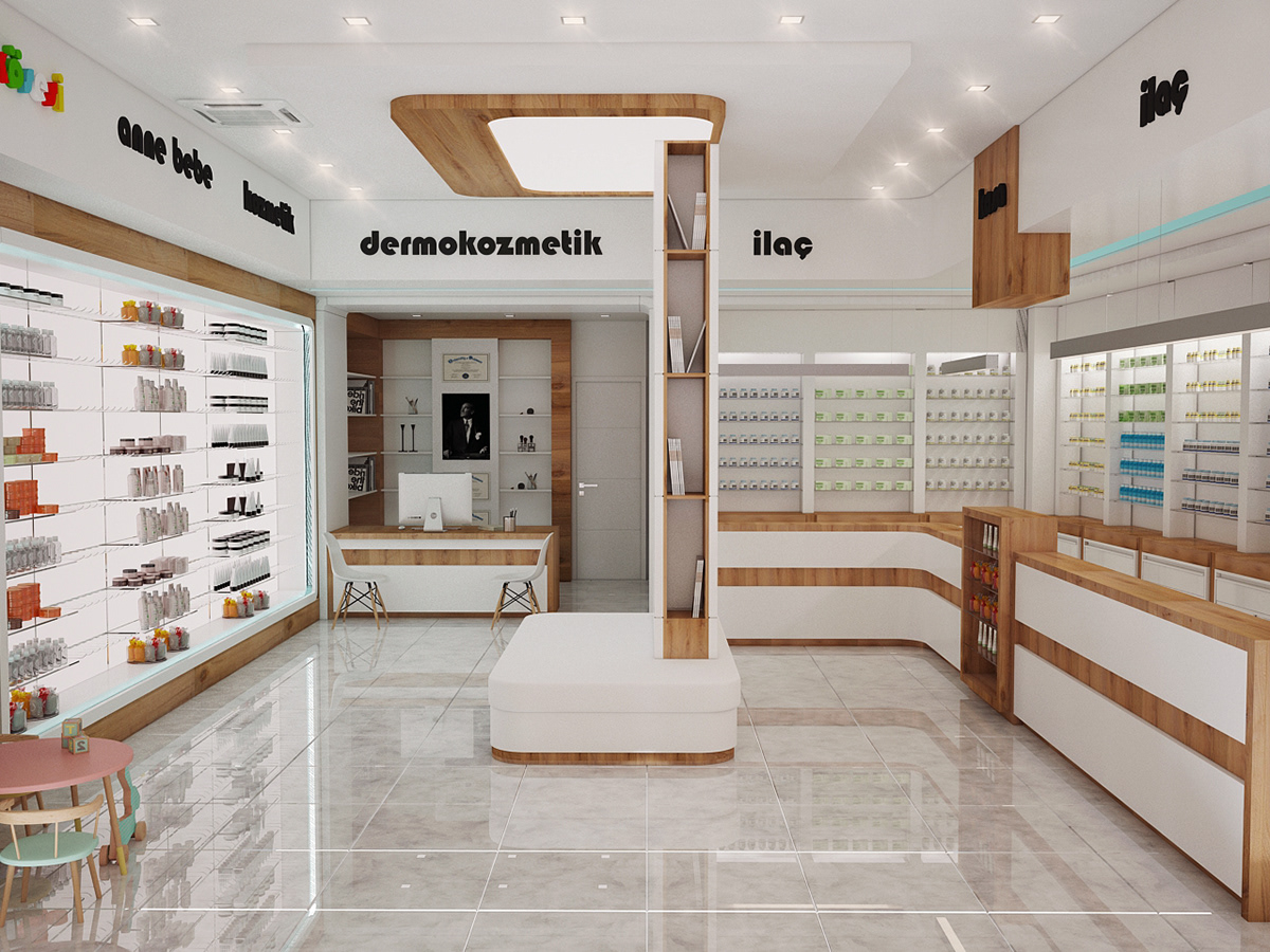 Pharmacy interior design