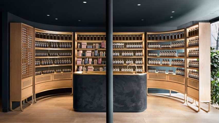 skincare cosmetic store design