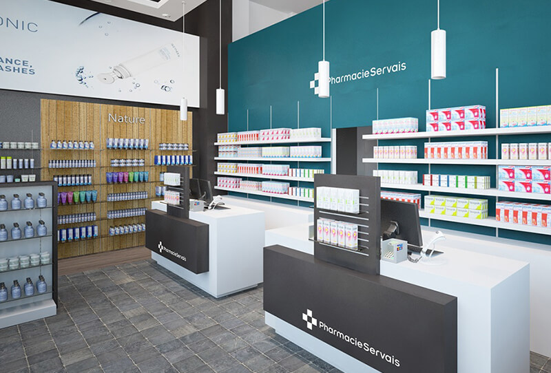 retail pharmacy store design