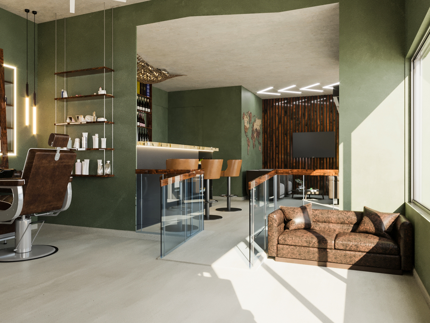 Don't miss: New trend in retro men's barber shop design