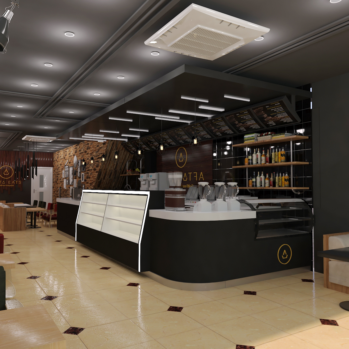 The Black Magic of a Bakery: 10 Design Tricks to Create a Unique Coffee Shop