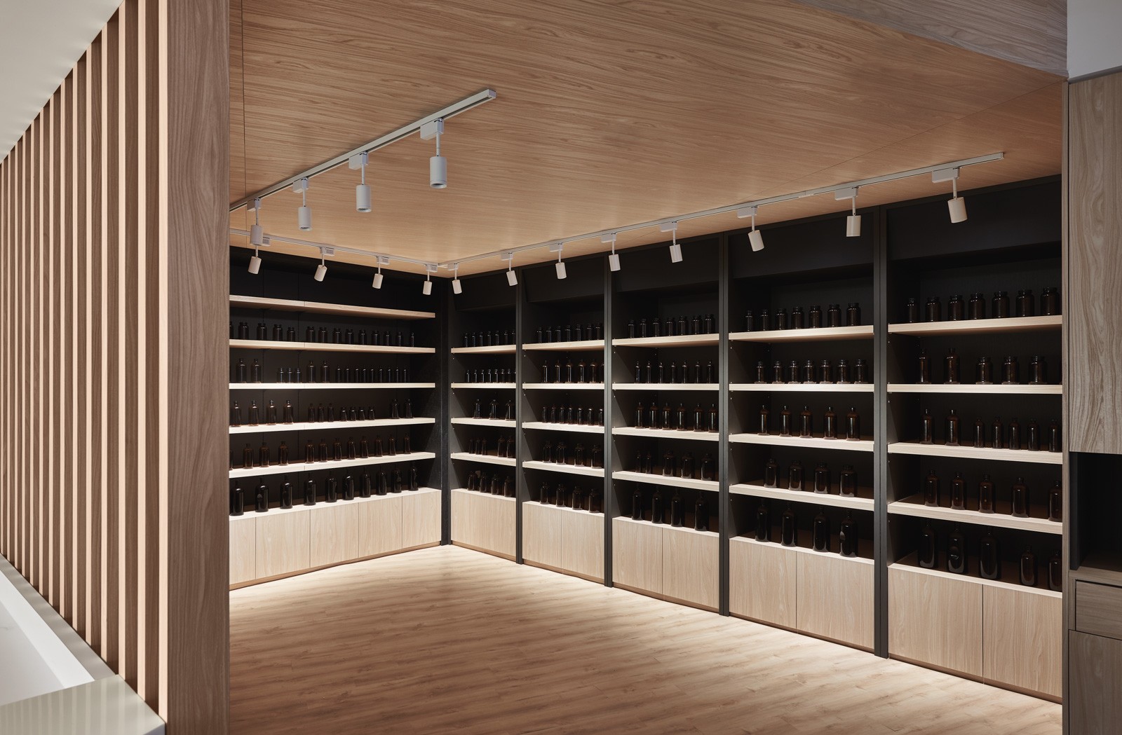 Wood Pharmacy Casework Concept