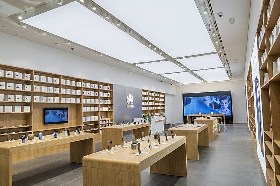 huawei cell phone store fixtures 