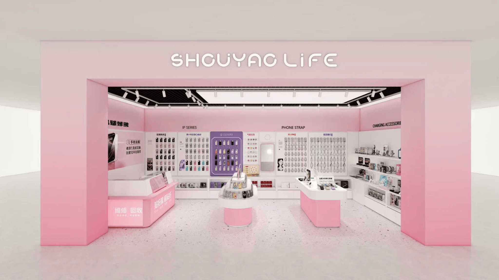 Standout Mall Kiosk Design That’s Actually Built to Work for Phone Accessory Shops