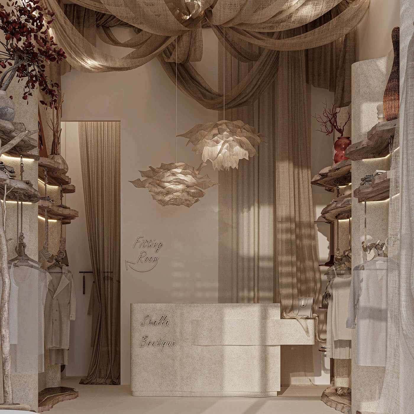 Clothing shop design