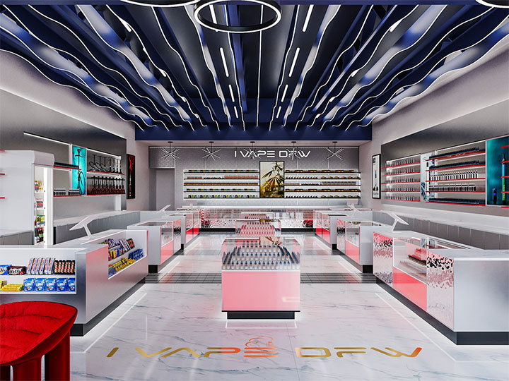 Vape Shop Fixture Build: How We Designed The Space