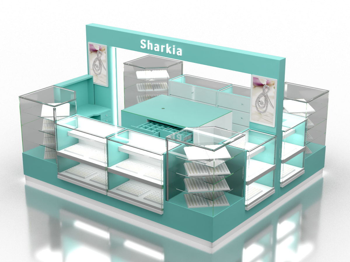 4 Popular Custom Jewelry Kiosks For Shopping Mall