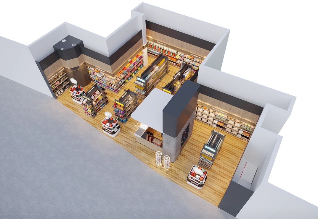 How to Design a Convenience Store with Coffee Bar: A Step-by-Step Layout Guide