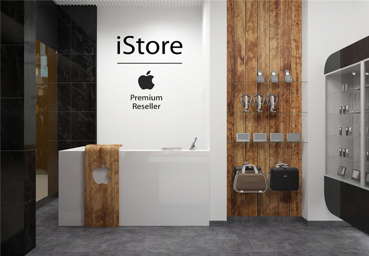 iStore Front Desk Design