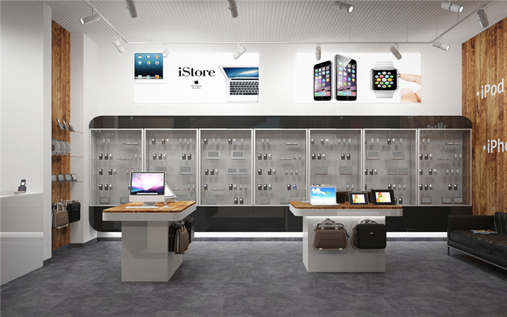 Phone Store Showcase Design