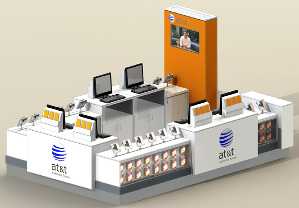 cell phone retail kiosk