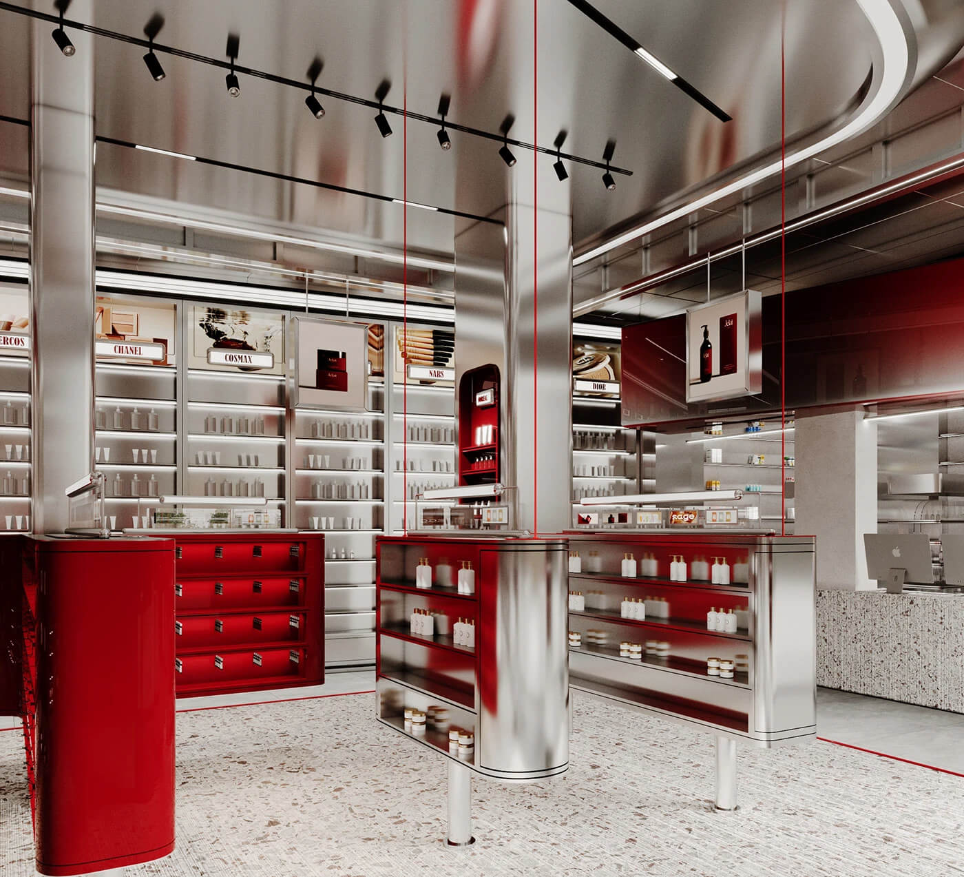 Cosmetic shop design