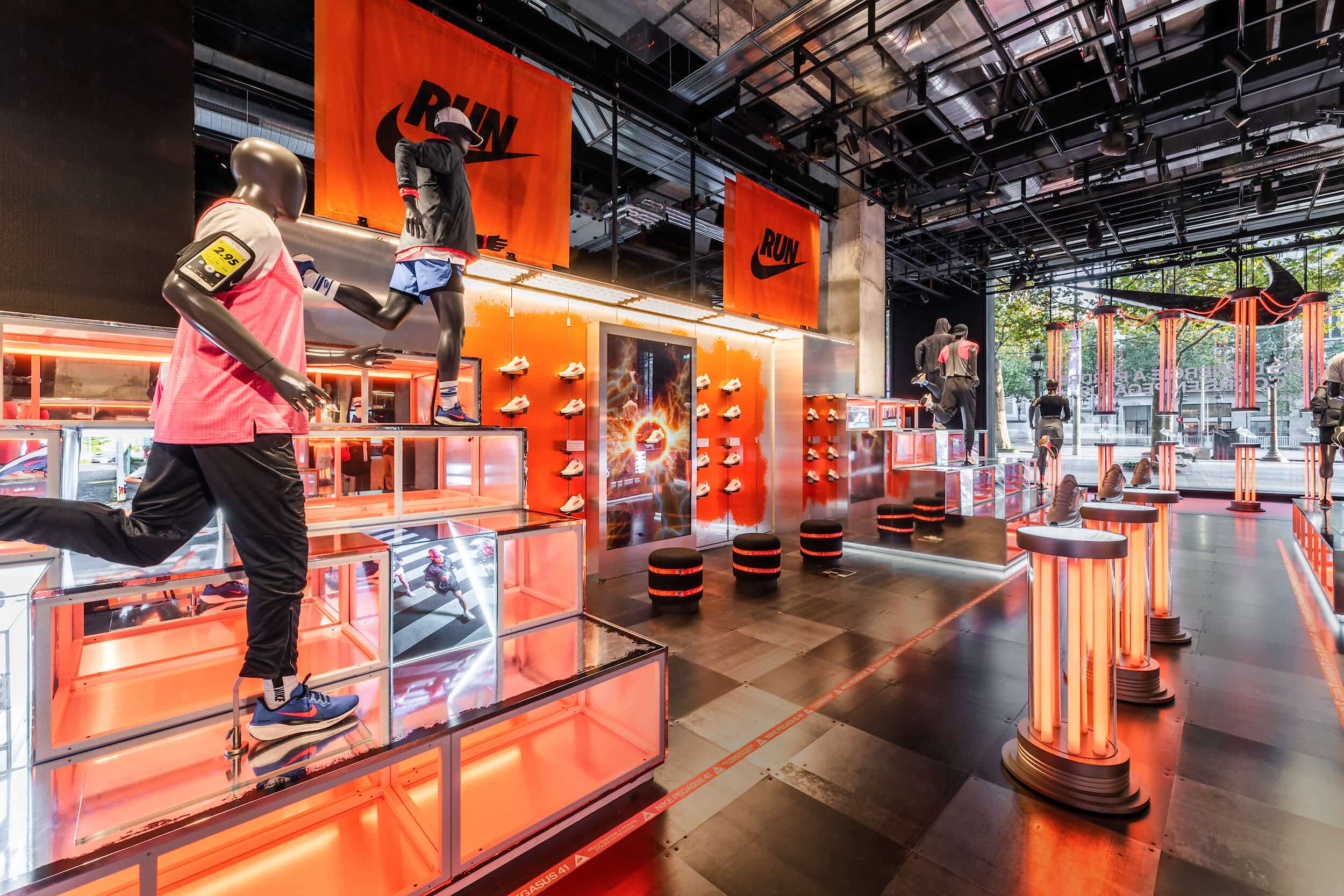 Exploring a shoeclothing store that closely intertwined with fashion and  sport