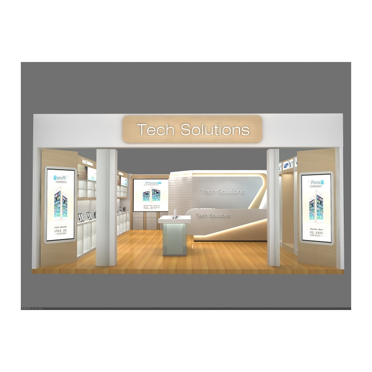 Mobile Phone Store  3D Design Mobile Phone Display Cabinet Suppliers