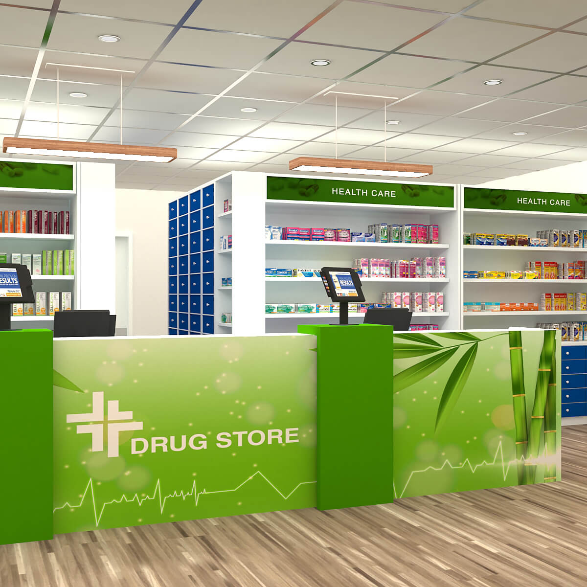 Pharmacy store furniture