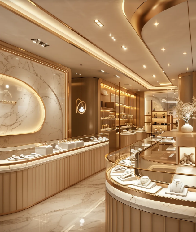 6 Costly Jewelry Display Cabinet Customization Mistakes | Luxury Curved Counter Real-Case Avoidance Guide