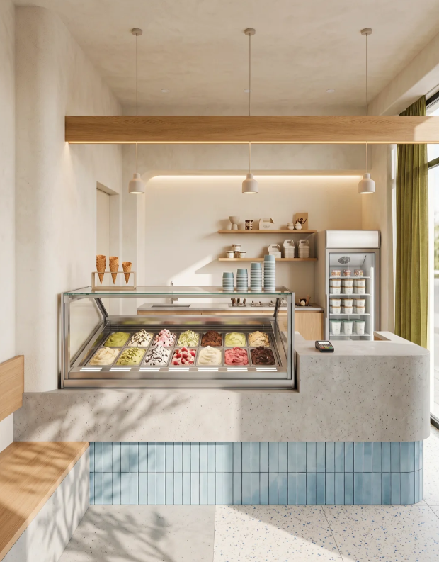 Neighbourhood Gelato Shop – Good Looking, Built For Day-To-Day Running
