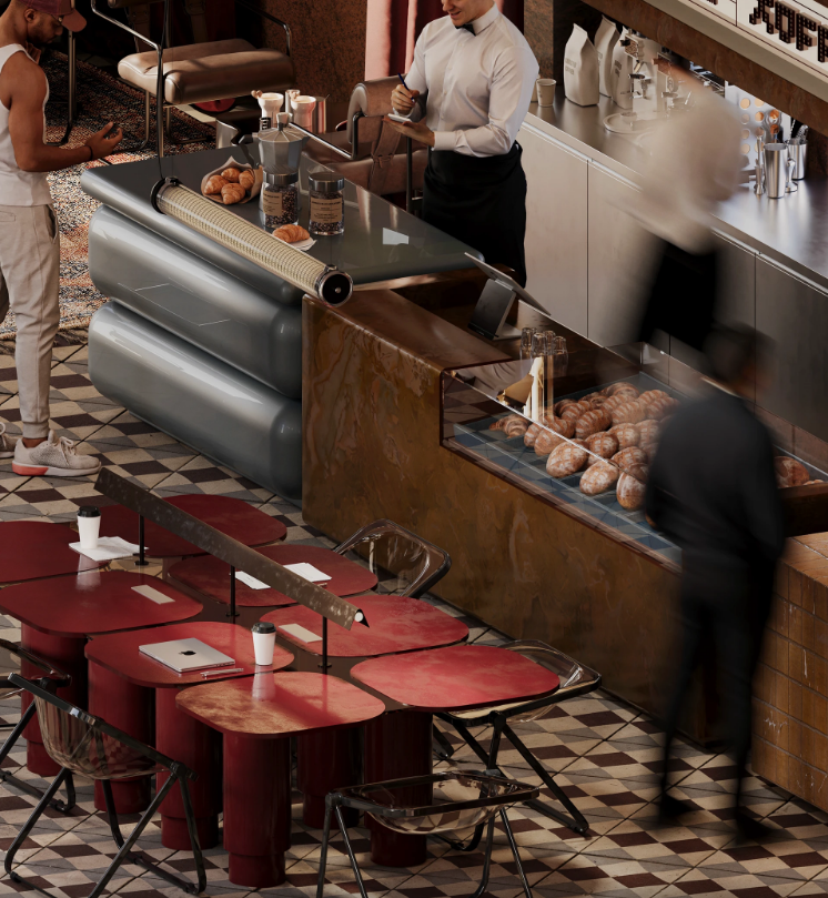Full‑Scale Vintage‑Style Specialty Coffee Shop Project