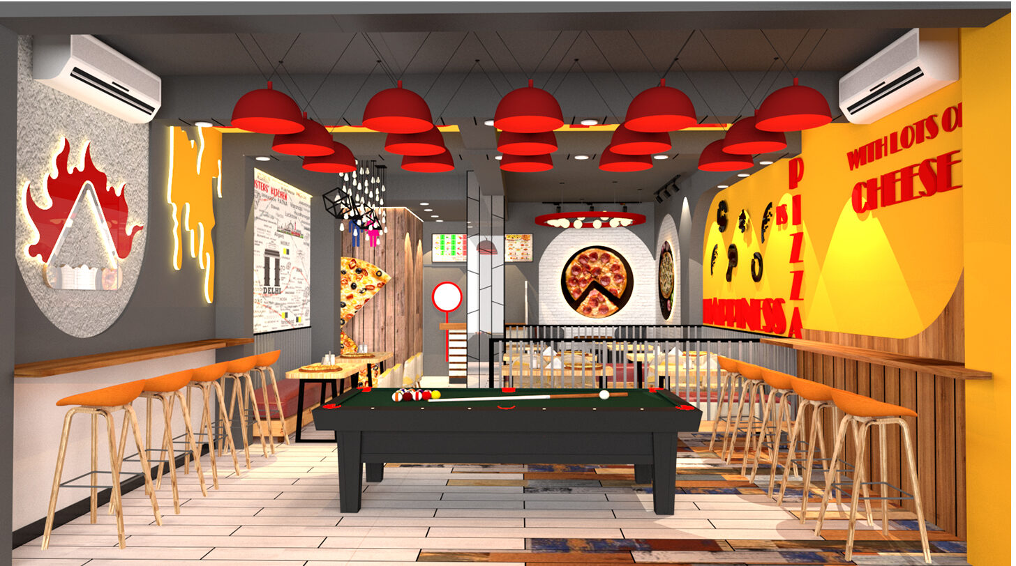 pizza store design