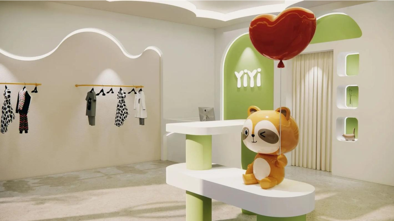 4 Attractive Children's Clothing Store Design Ideas
