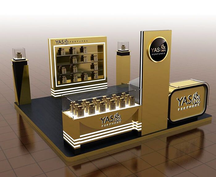 perfume kiosk in mall