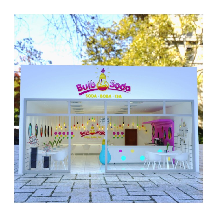 Creative Bubble Tea Shop Design Milk Tea Shop Interior Decoration