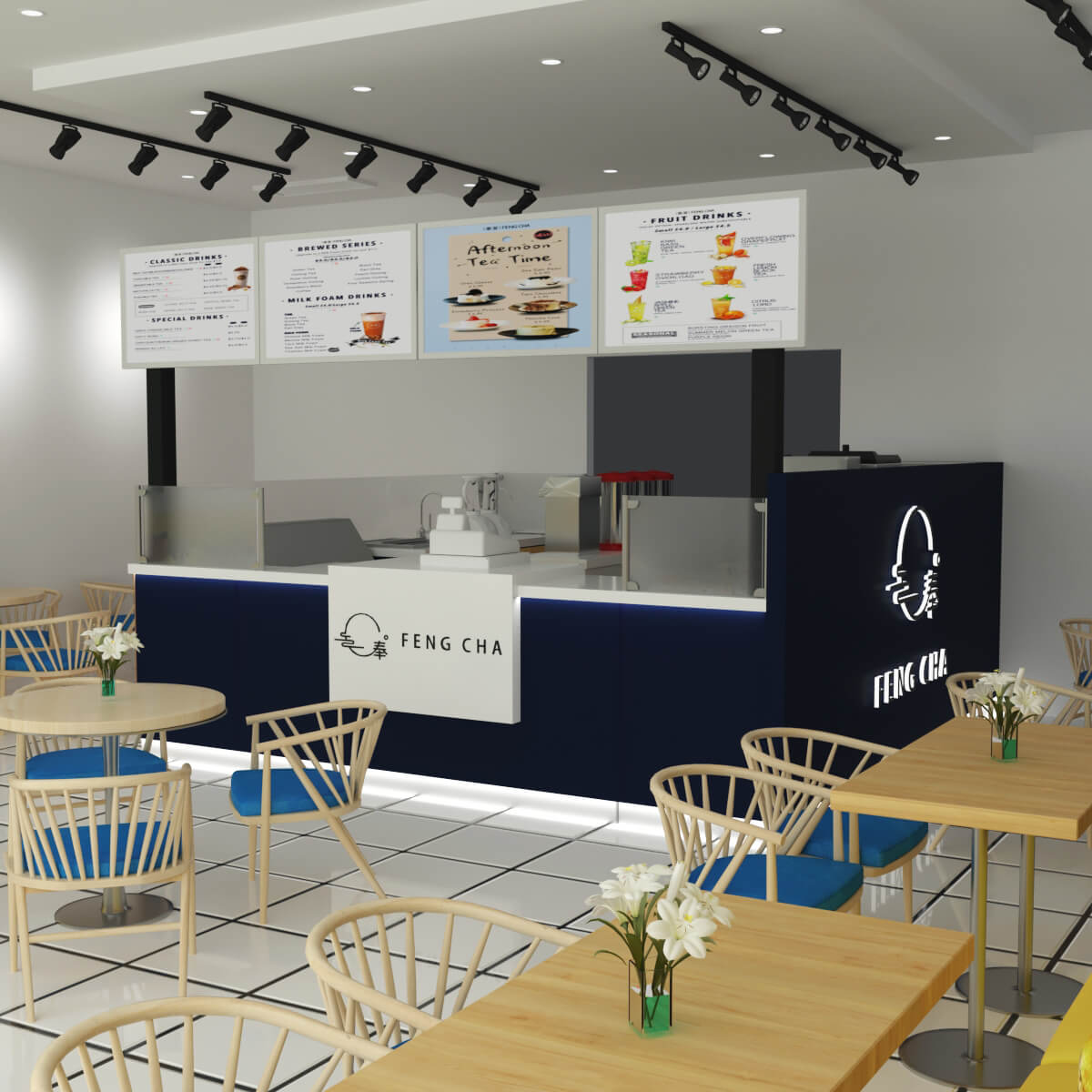 juice bar counter