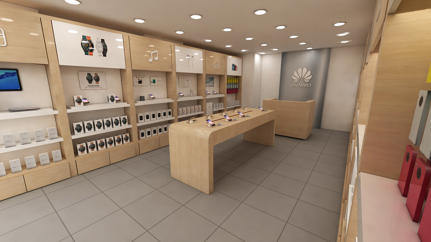 Learn Electronic Design Retail Store From Huawei Mobile Phone Store