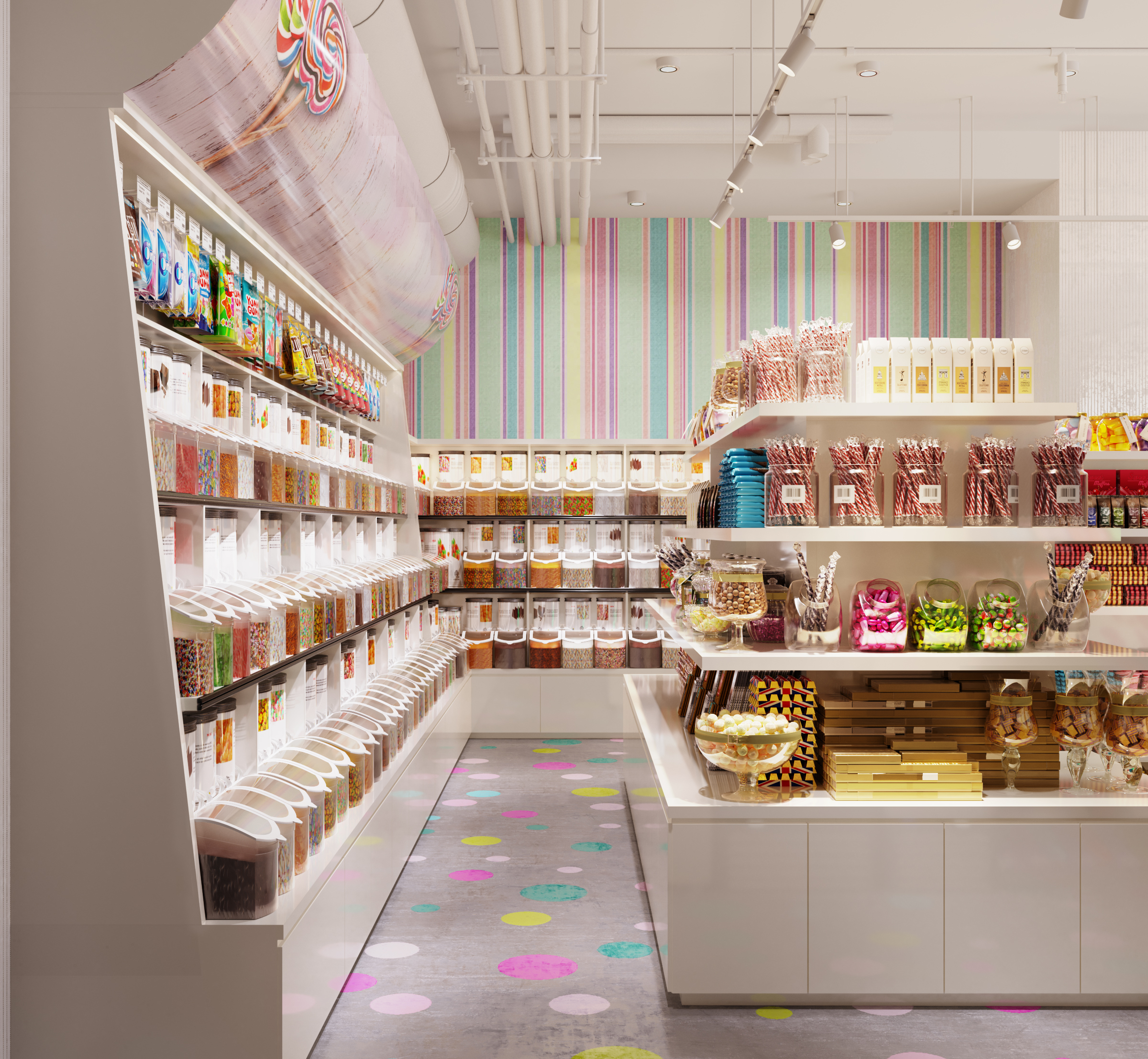 candy store design