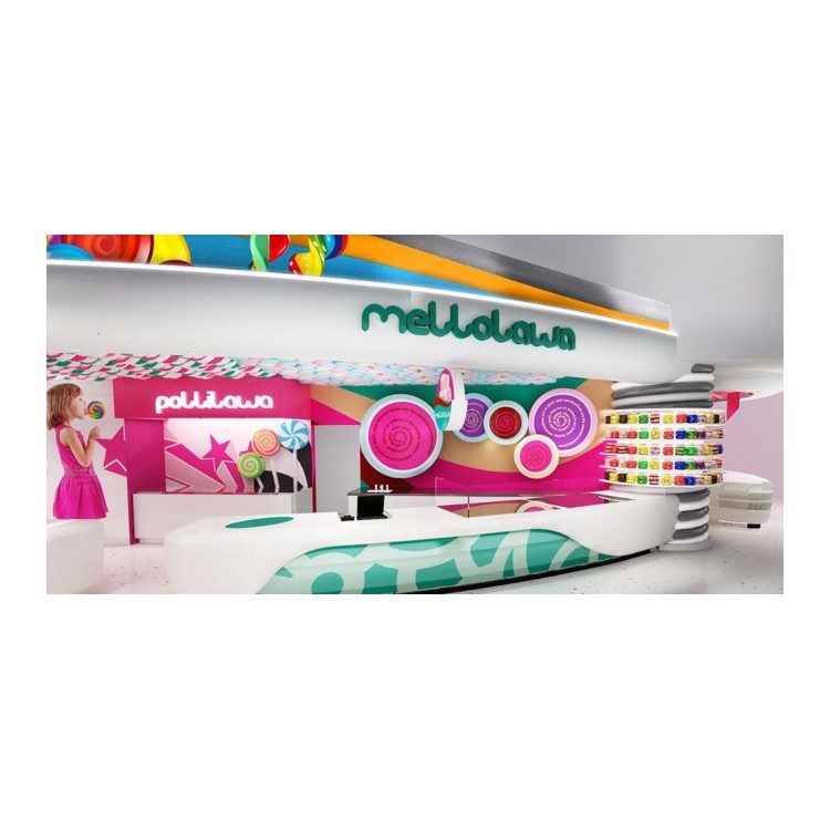 Attractive Candy Store Interior Decoration Candy Display Furniture Design
