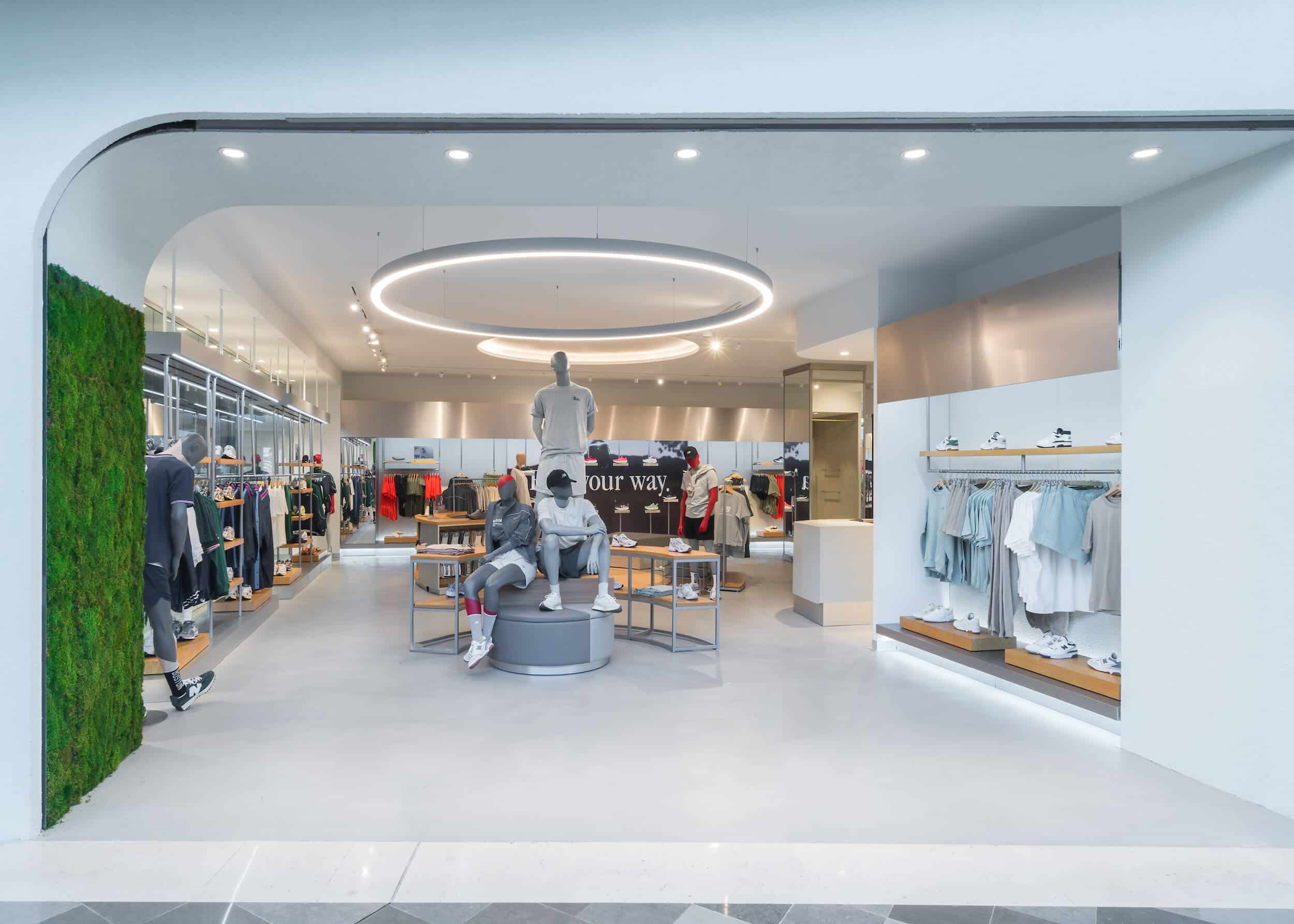 clothing and shoe store design