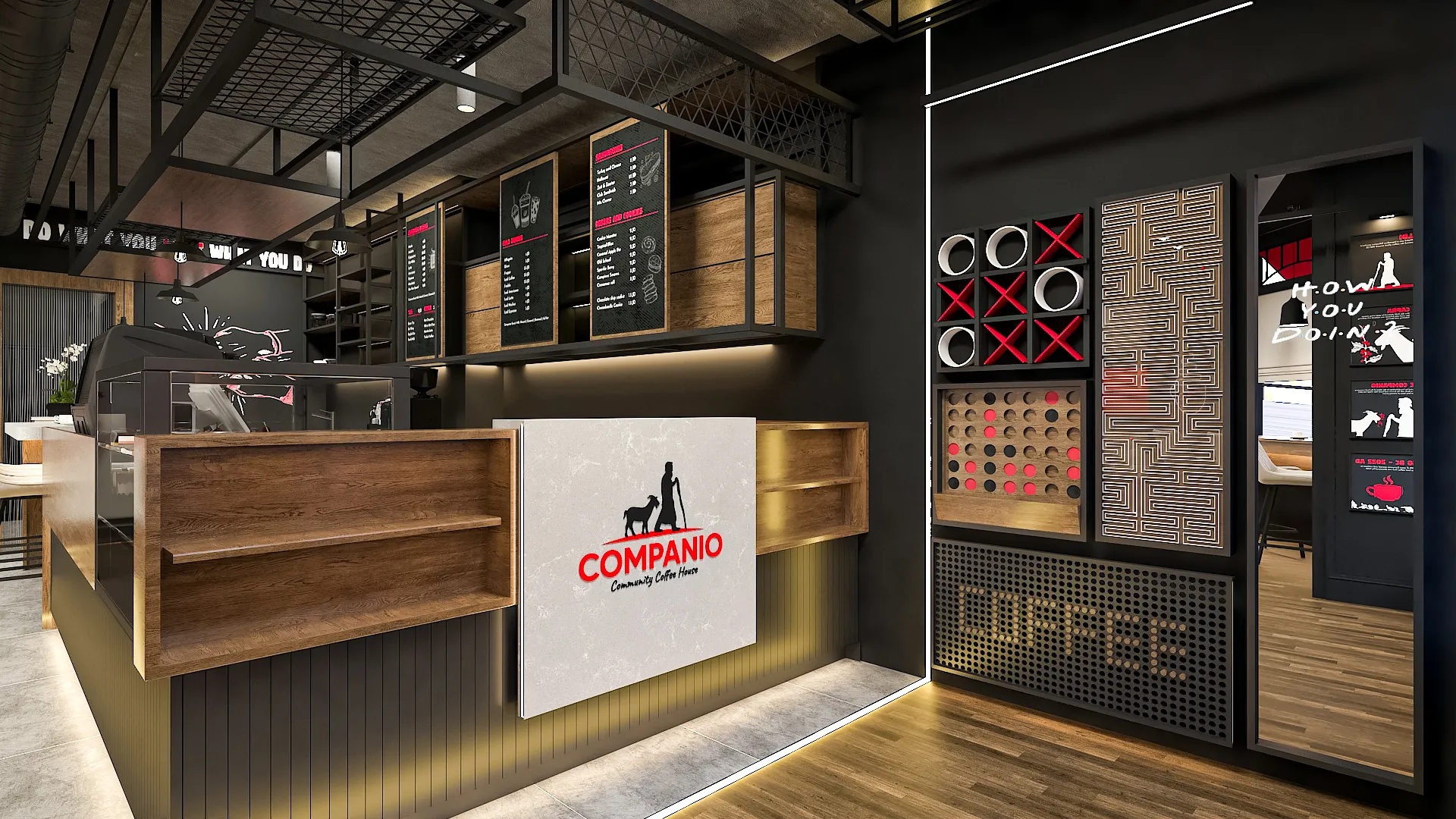 Tips To Design A Retro Metal Coffee Shop
