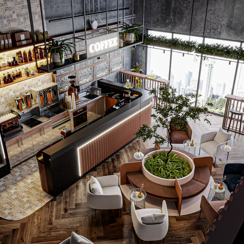 Why Not Design Your Coffee Shop Like This?