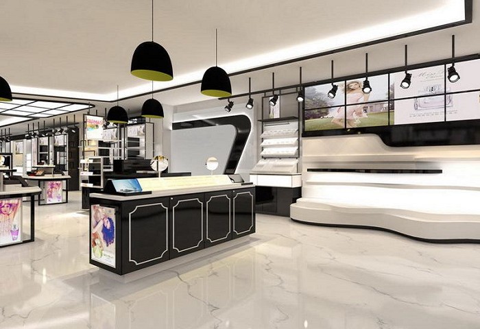 make up shop design