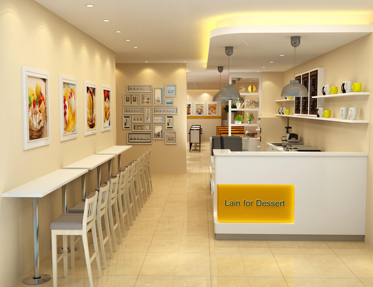 dessert shop design