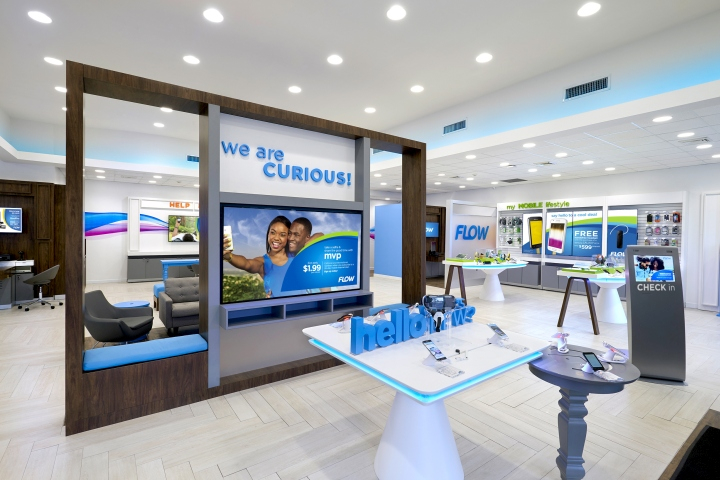 Telecom Store Front Desk Design